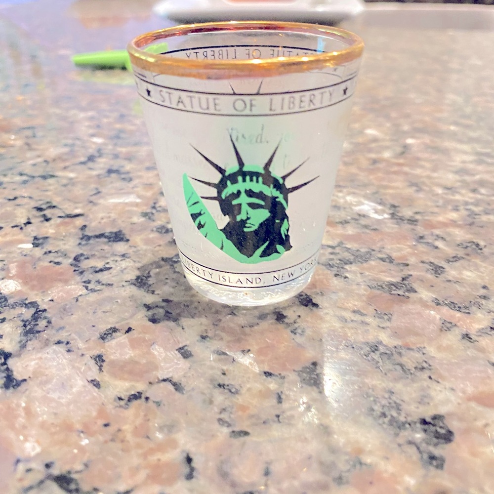 Brand New Statue of Liberty Shot Glass (Collection Display Item)